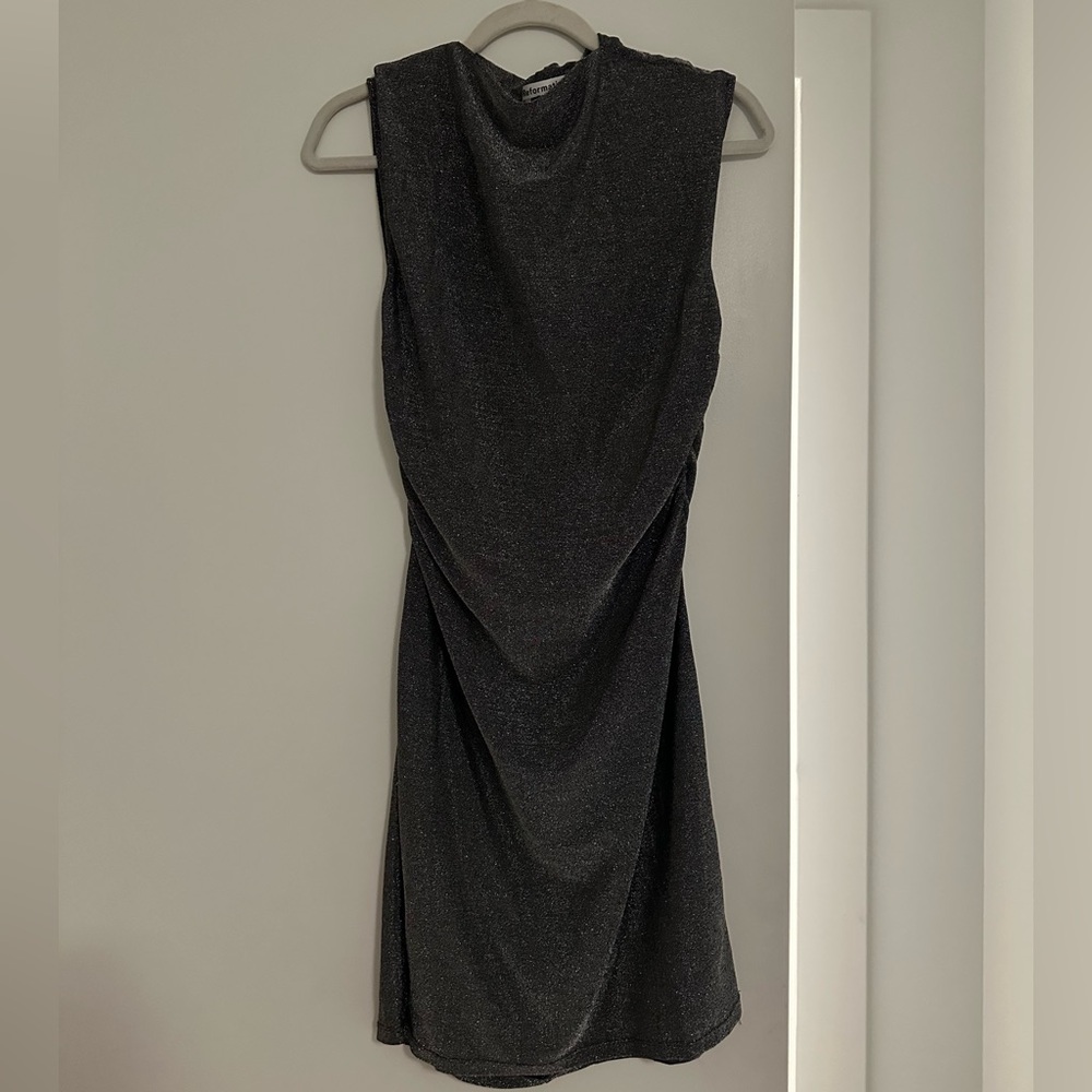 Reformation knit sparkly dress
